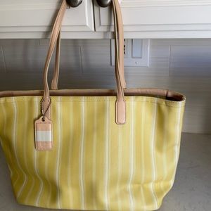 COACH Canvas Tote Bag, Summer Yellow
